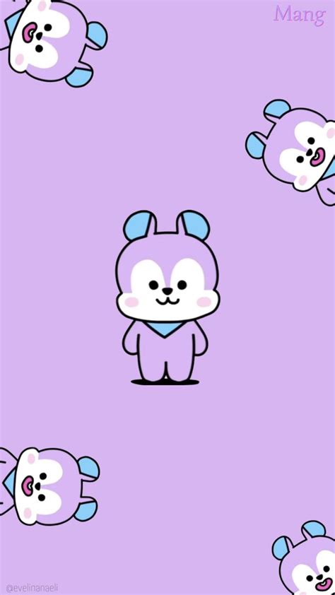 Mang Phone Backgrounds Mochi Pattern Wallpaper Jhope Hoseok