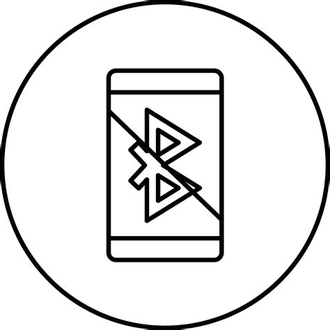 Bluetooth Disabled Vector Icon 32224507 Vector Art At Vecteezy