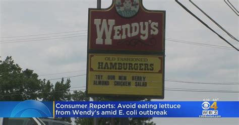 Consumer Reports Avoid Eating Wendys Lettuce Amid E Coli Outbreak