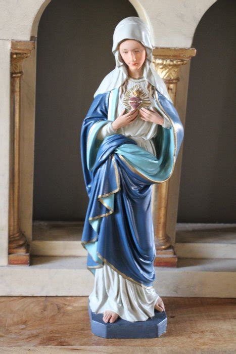 Maria Immaculata Beeld Gips Figure Plaster Catawiki