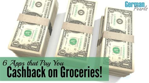 Cashback! The New Way to Save on Groceries - German Pearls