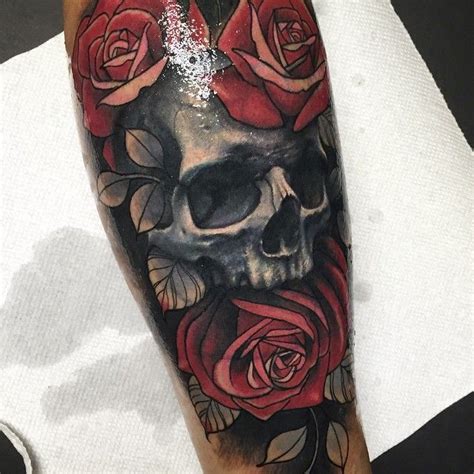 Meaning Of Skull And Rose Tattoo