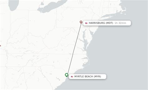 Direct Non Stop Flights From Myrtle Beach To Middletown Schedules