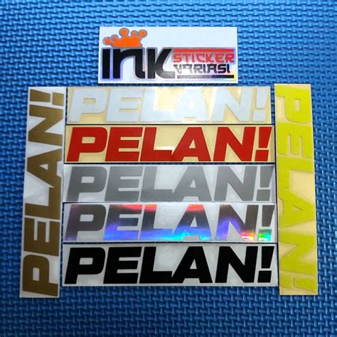 Jual Sticker Pelan Cutting Shopee Indonesia