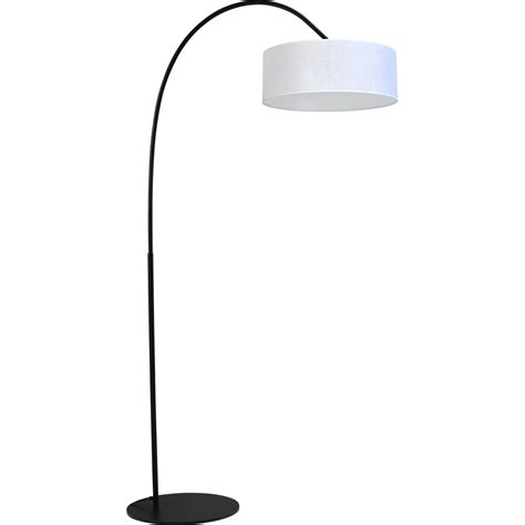 Booglamp Vloerlamp Arch Zwart Hoogte 183cm Breedte 88cm Inclusief Kap