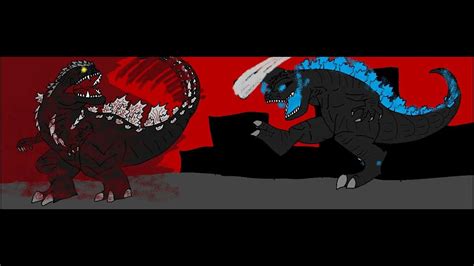 How To Draw Godzilla Ultima Vs Godzilla Final Wars Youtube