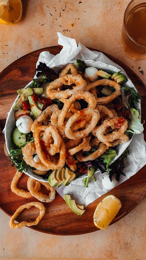 Calamari salad - thecommunalfeast.com