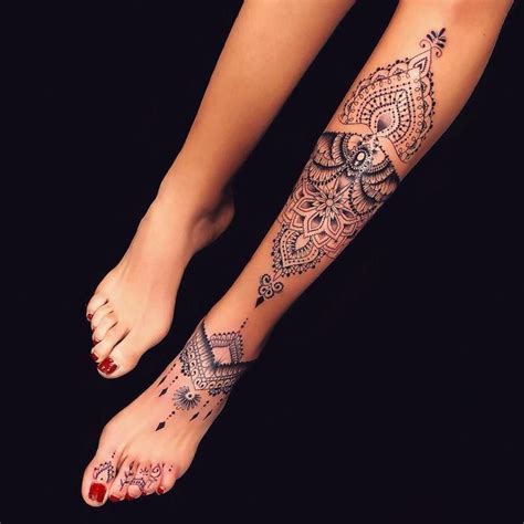 Mandala Tattoo Ideas Mandalatattoo Leg Tattoos Women Leg Tattoos Tattoos