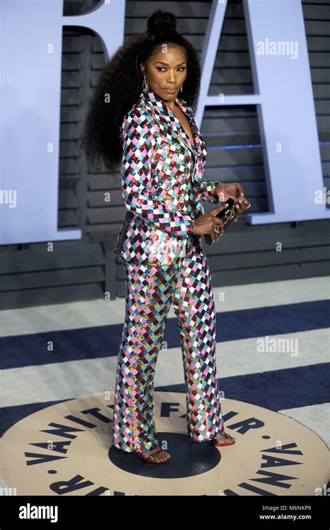 Angela Bassett Attending The 2018 Vanity Fair Oscar Party Hosted By Radhika Jones At Wallis