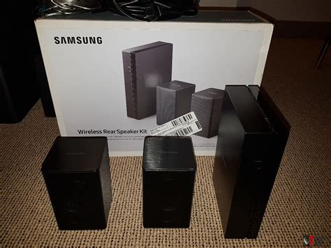 Samsung Swa S Watt Wireless Rear Speaker Kit Pair Photo