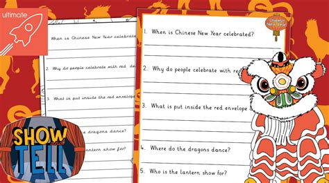 Teacher's Pet » Show and Tell - Chinese New Year Video Comprehension ...