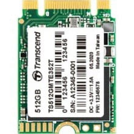 Transcend MTE MTE352T 512 GB Solid State Drive M 2 2230 Internal PCI