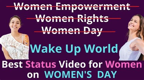 Happy Women S Day Best Womans Day Status Video Womans Day Status For