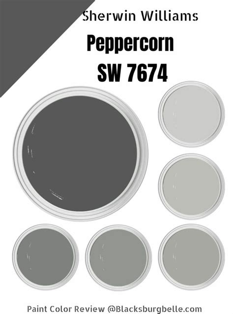 Sherwin Williams Peppercorn Palette Coordinating Inspirations