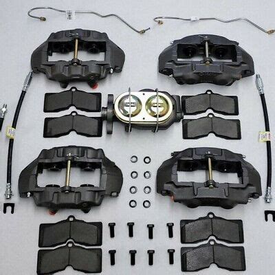 1967 76 CORVETTE BRAKE KIT W POWER BRAKE MC SS SLEEVED CALIPERS W O