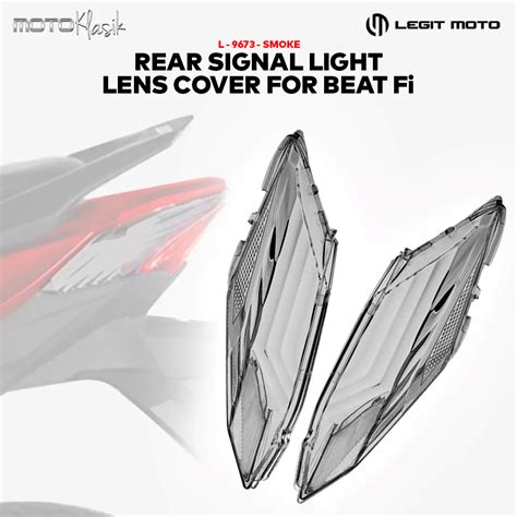 LEGITMOTO HONDA BEAT FI REAR SIGNAL LIGHT LENS COVER TURN WINKER LENS