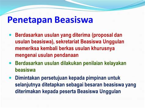 Proposal Rencana Studi Beasiswa Unggulan Berbagi Informasi