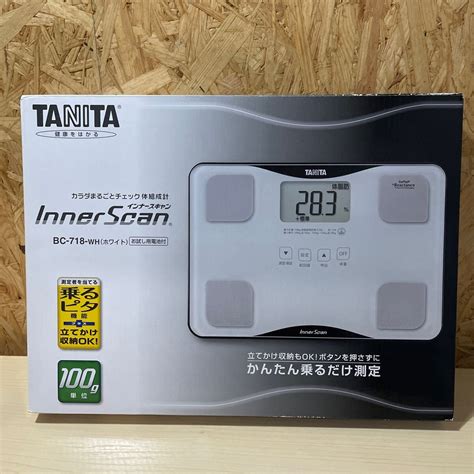 【未使用に近い】新品 タニタ Tanita Bc 718 Wh 体組成計の落札情報詳細 ヤフオク落札価格検索 オークフリー