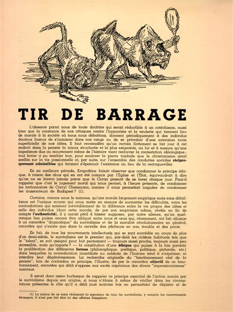 Tir de barrage Tract Paris 28 mai 1960 by Tract surréaliste Très