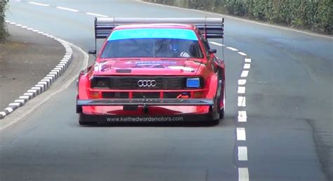 Audi Quattro Sport Pikes Peak Takes On The Isle Of Man Video