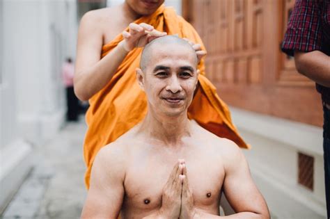 Premium Photo Close Up Image Of A Handsome Asian Man Is Shaving Hair