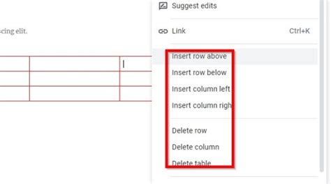 How To Add And Edit Tables In Google Docs The Easy Way