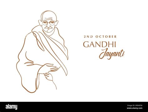 Gandhiji With Charkha Drawing