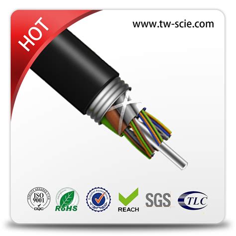 Gyta G652d Aluminum Corrugated Tube 8 Core Fibre Optic Cable Fiber