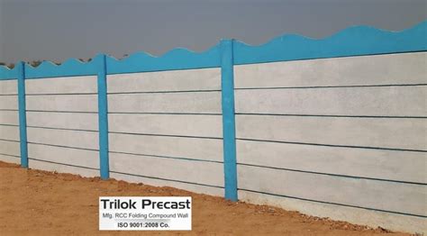 RCC Prestressed Prefabricated Boundary Walls Thickness 50 Mm At Rs 85