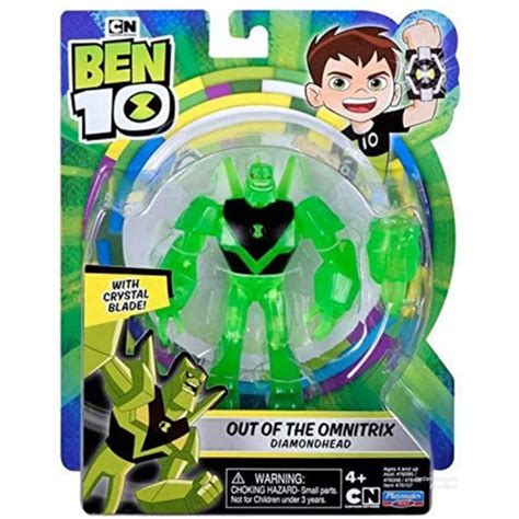 Jual Ben 10 Out Of Omnitrix Diamond Head Action Figure 5inch 13cm