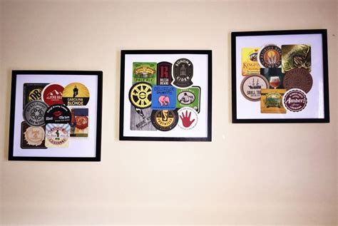 Craft Beer Coaster Collage Diy Craftbeer Beer Coaster Art Beer