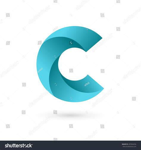 Letter C Logo Icon Design Template Elements Vector Color Sign 207054256 Shutterstock