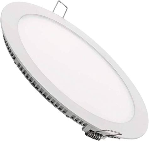 Pack X Pannello Led Rotondo W Integrato Downlight Bianco Freddo