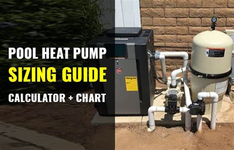 Pool Heat Pump Sizing Chart