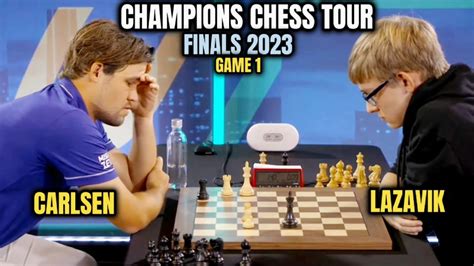 Magnus Carlsen 2818 VS Denis Lazavik 2509 CHAMPIONS CHESS TOUR