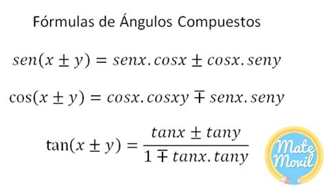 Ángulos Compuestos Ejercicios Resueltos Matemóvil