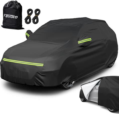 Favoto Cubierta De Coche Impermeable Funda De Coche Exterior Oxford