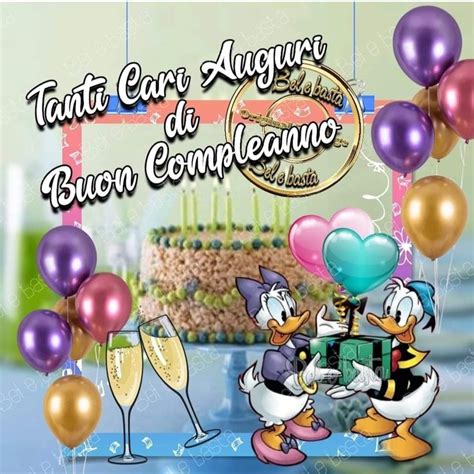 An Image Of A Birthday Card With Two Cartoon Characters Holding