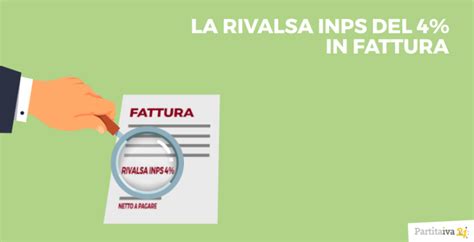 La Rivalsa Inps Del In Fattura Partitaiva It