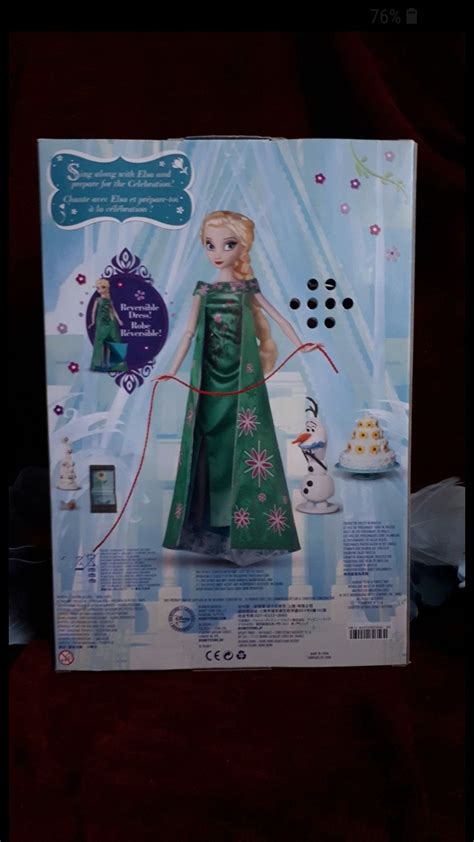 Lalka Barbie Elsa Elza Kraina Lodu Gor Czka Lodu Frozen Fever Disneyst