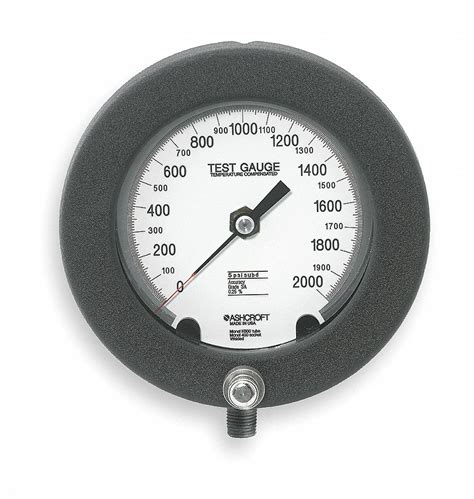 ASHCROFT Test Pressure Gauge 0 To 2 000 Psi Test Pressure Gauge