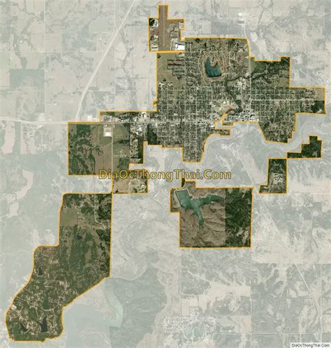 Map Of Sulphur City Oklahoma