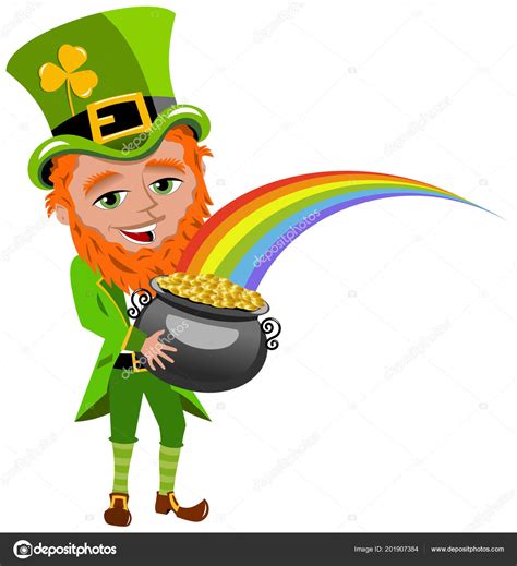 Leprechaun Pot Of Gold Vector