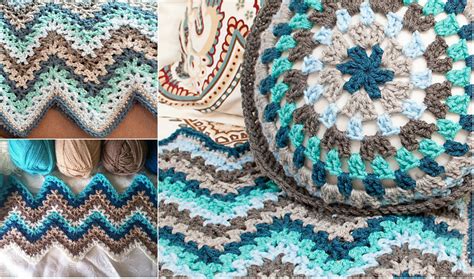 [easy] V Stitch Crochet Ripple Afghan Free Pattern