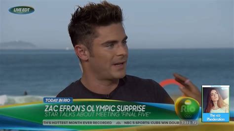 Zac Efron Meets Simone Biles And The Final Five Girls On Today Live