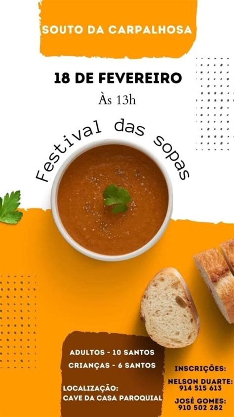 Festival das Sopas em Souto da Carpalhosa Região de Leiria