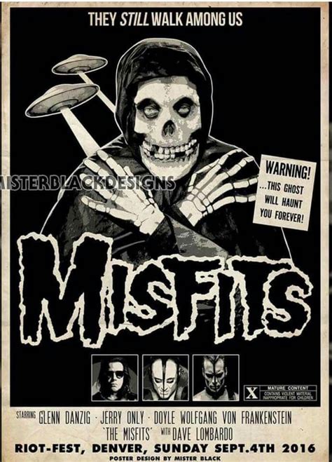 Misfits Misfits Poster Misfits Band Art Concert Posters