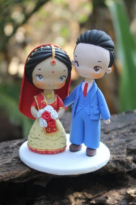 Buy Indian Saree Wedding Cake Topper Traditional Wedding Costume