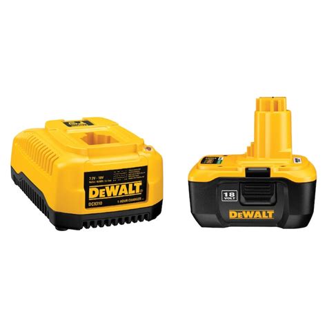 Dewalt 1 Hour Charger And 18v Xrp Li Ion Battery In The Power Tool Battery Chargers Department