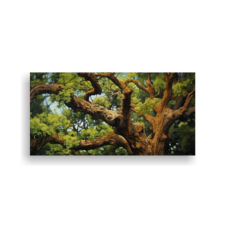 Lienzo De Tela Espectacular Para Sala Pintura Abstracta De Rbol Kauri